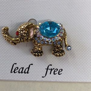 New Elephant brooch